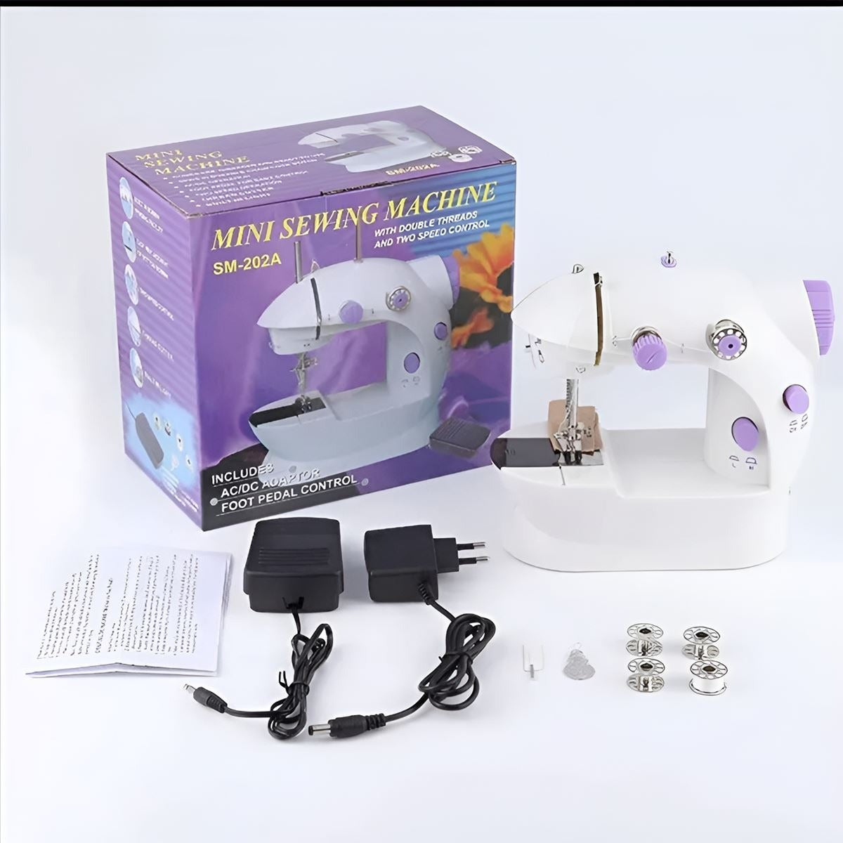 ماكينة الخياطة الصغيرة المحمولة